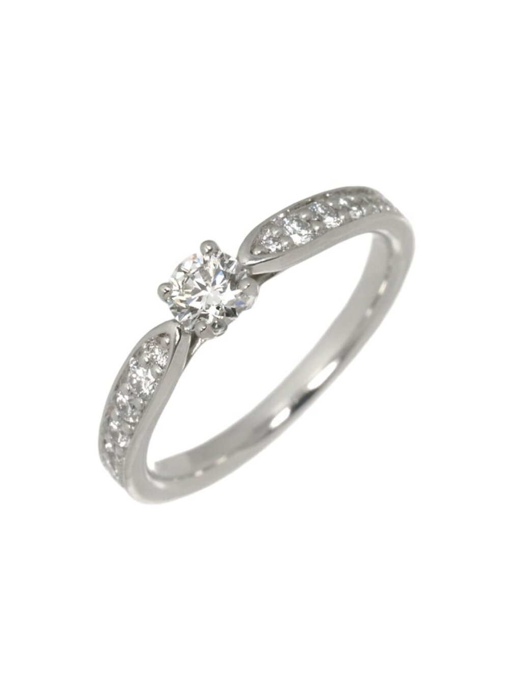 Tiffany & Co Harmony Ring Diamond IF Platinum